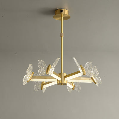 Multi butterfly chandelier