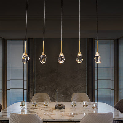 Rectangle Crystal Diamond Chandelier
