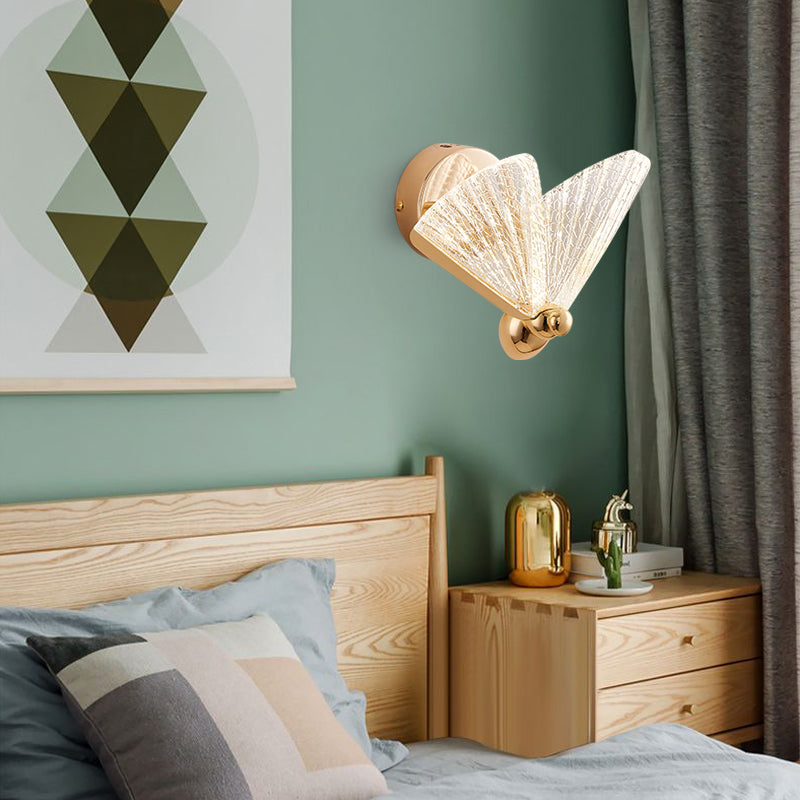 Gold Butterfly Wall Sconce