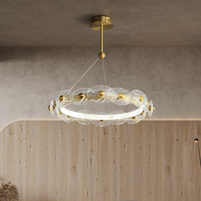 Creative petal ring chandelier