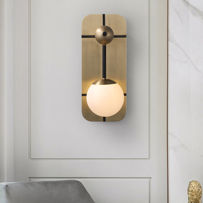 Ball wall sconce