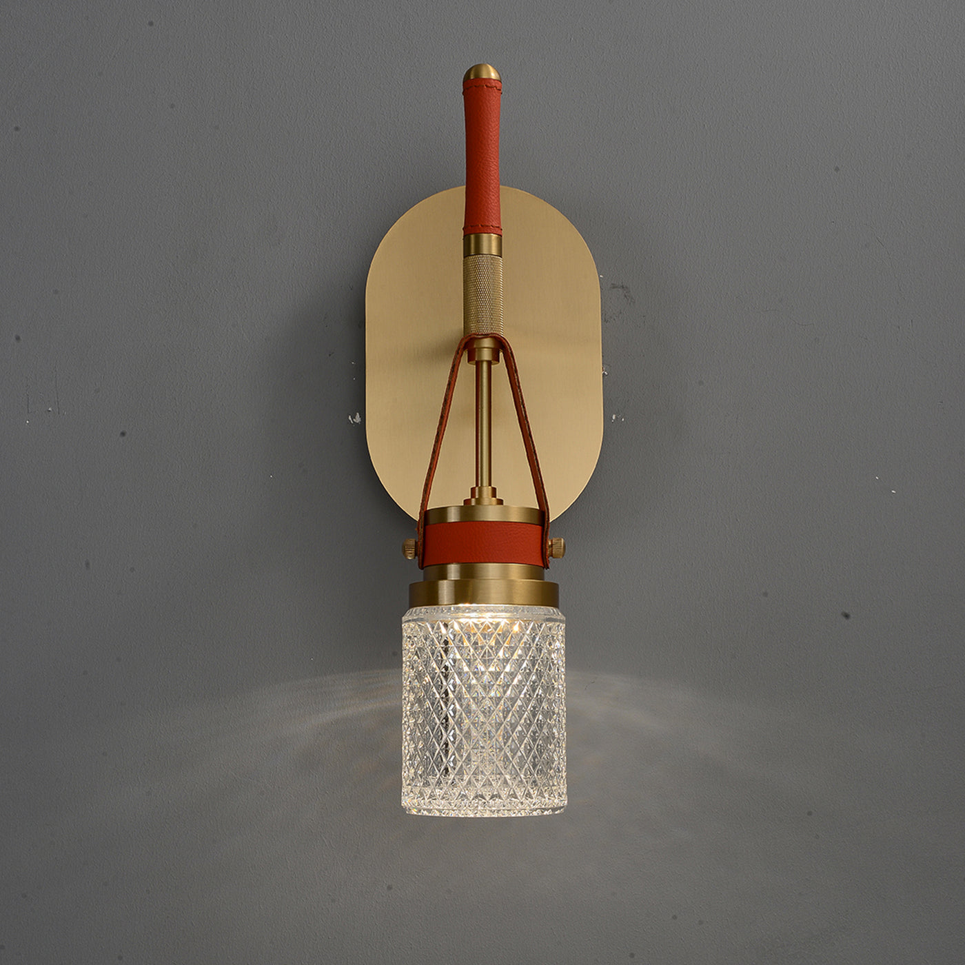 All copper creative wall sconce