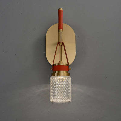 All copper creative wall sconce