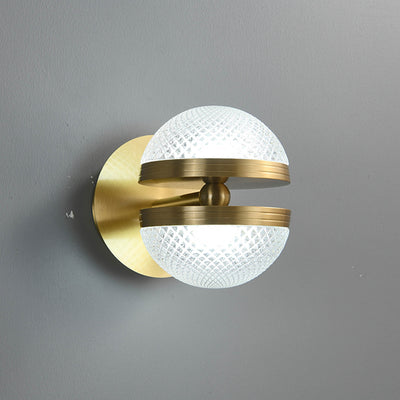 Creative all copper wall sconce