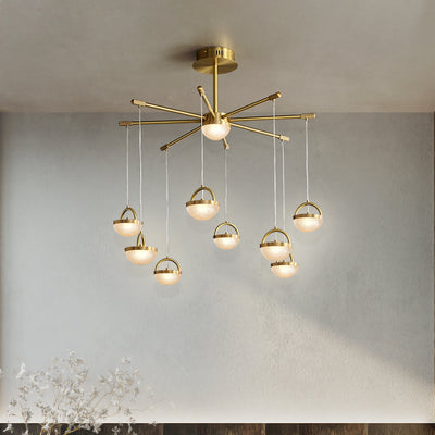 Creative ball style chandelier