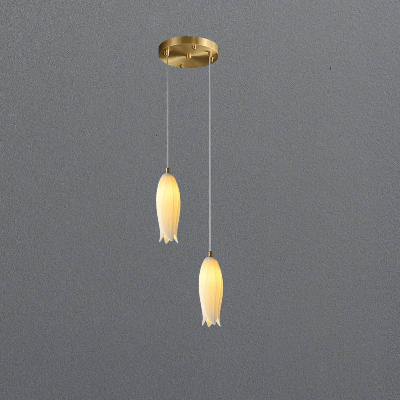 White Bud Modern Chandelier