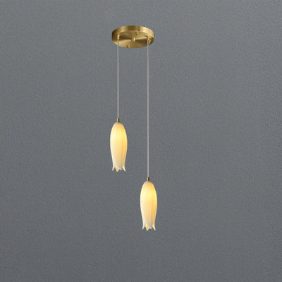 White Bud Modern Chandelier