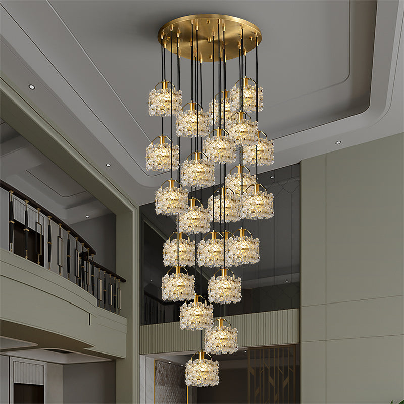 23 Lights Prosperous blooming chandelier