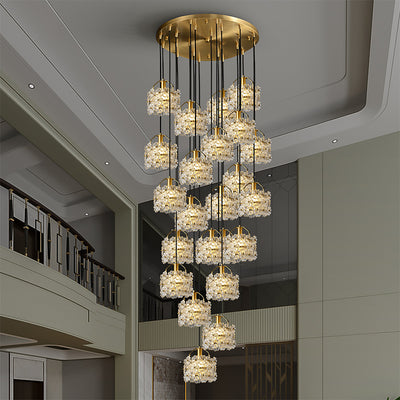 23 Lights Prosperous blooming chandelier