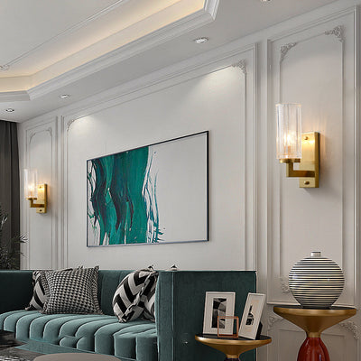 Transparent Glass Wall Sconce