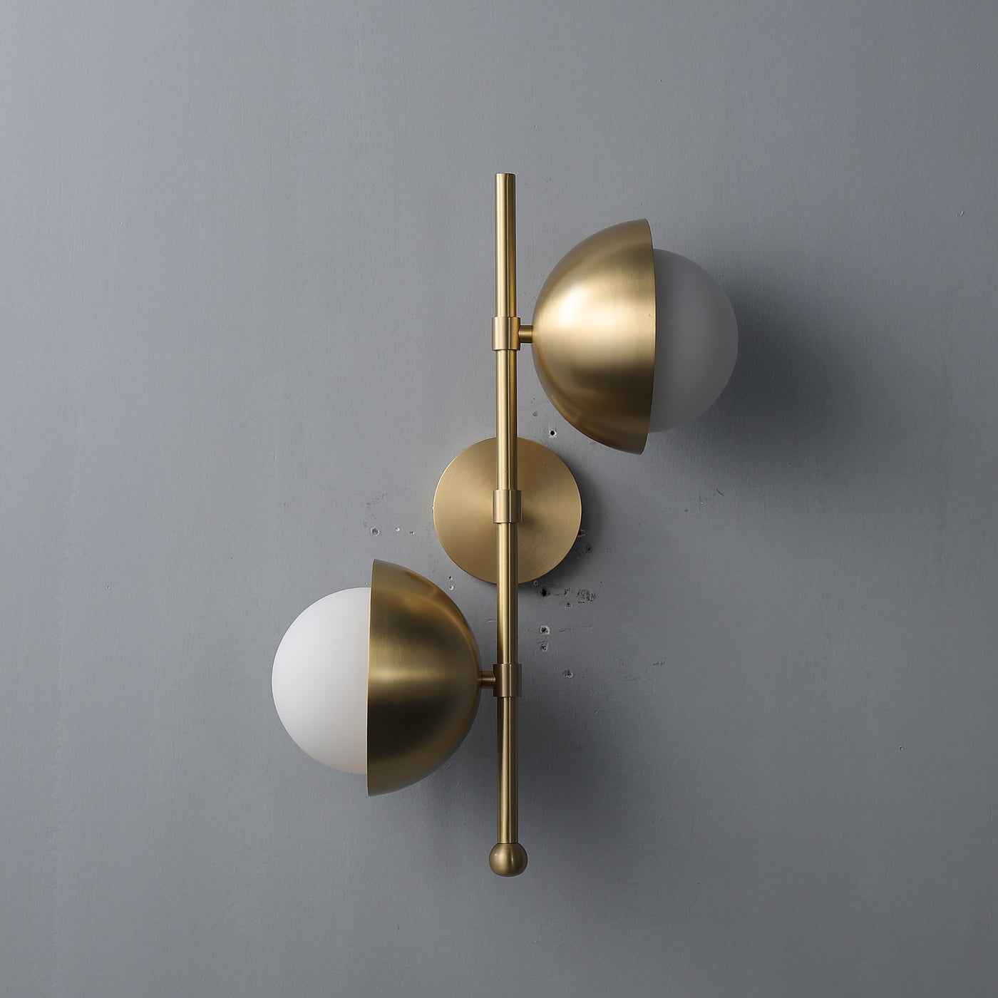 Two-way ball wall sconce