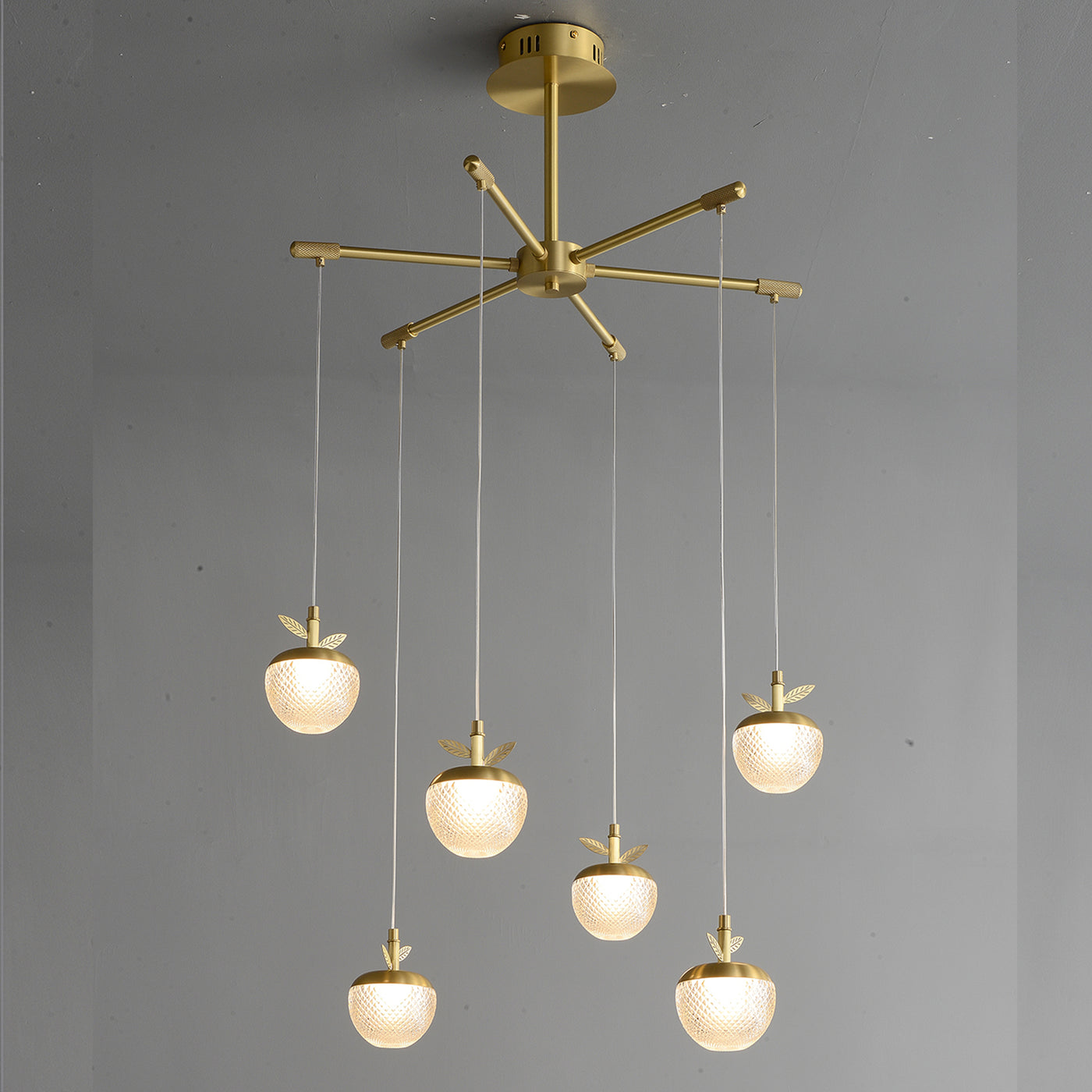 Modern creative apple chandelier