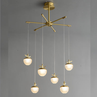 Modern creative apple chandelier