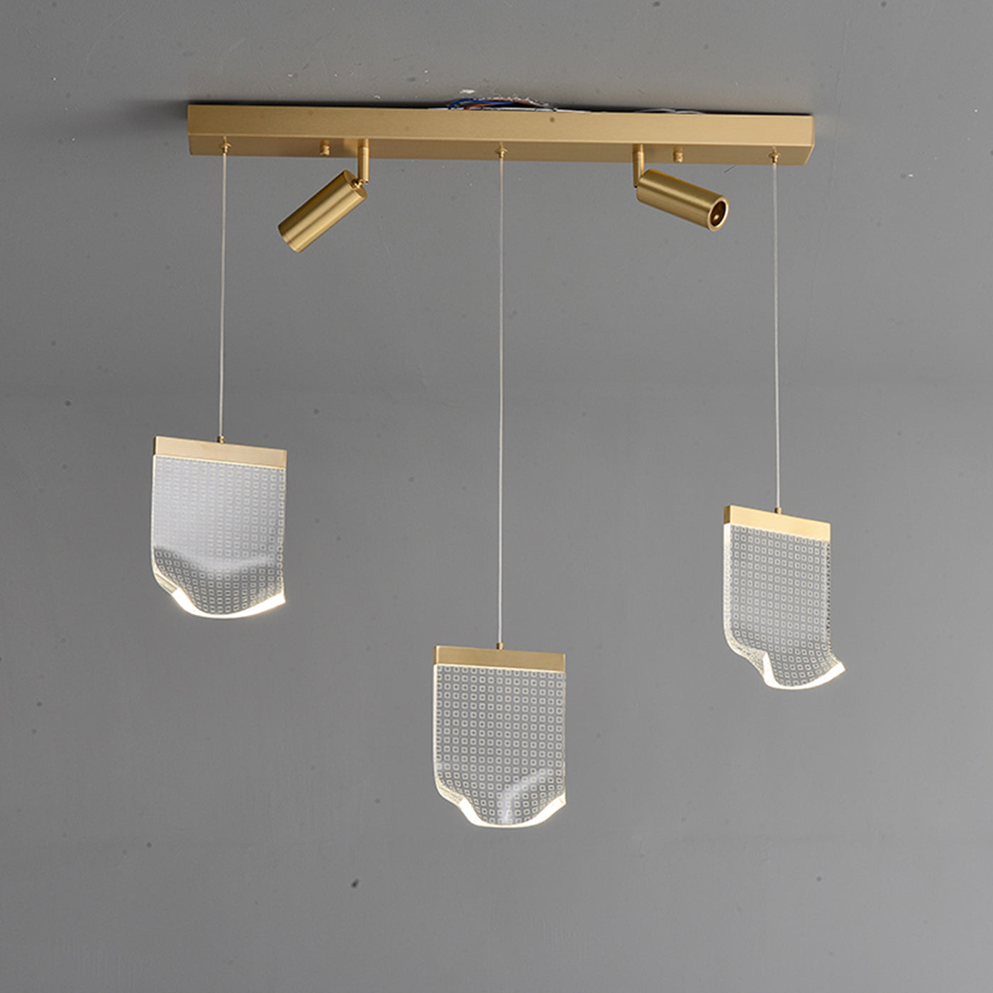 Modern creative rectangle chandelier