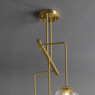 Modern spherical chandelier