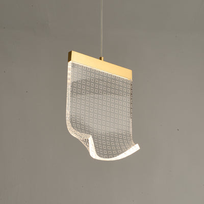 Modern creative rectangle chandelier