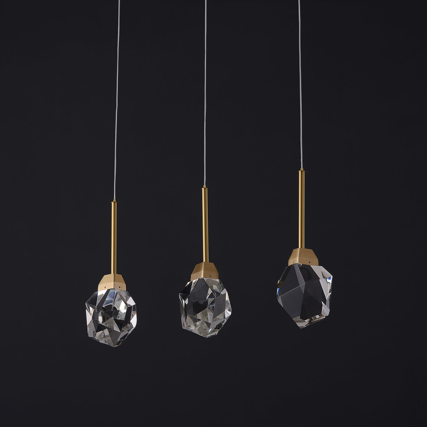 Rectangle Crystal Diamond Chandelier