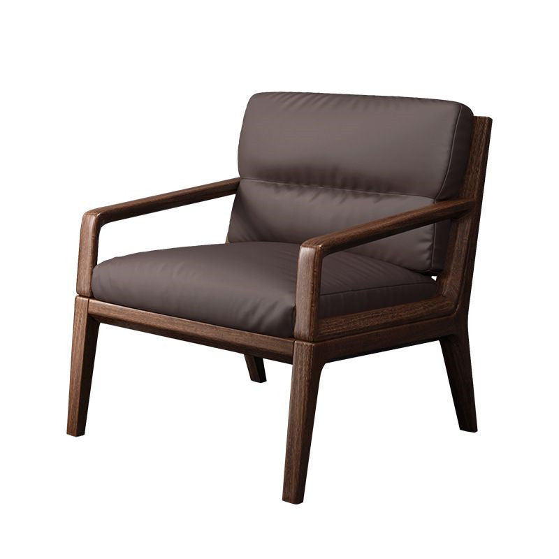 Solid wood lounge chair