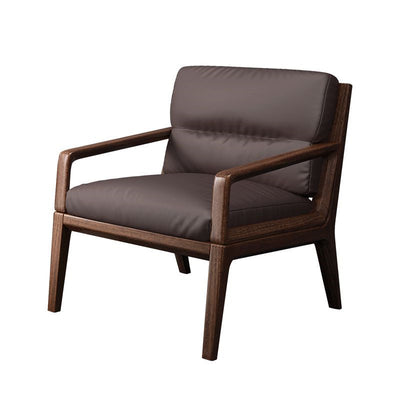 Solid wood lounge chair