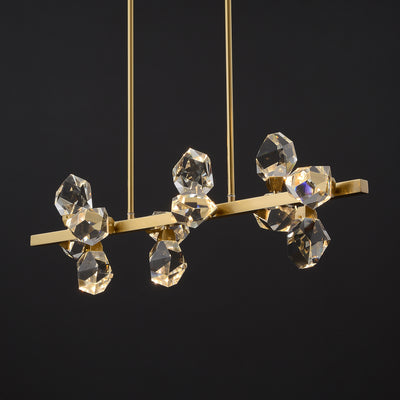 Rectangle Crystal Diamond Chandelier