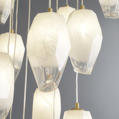 24 Lights Lily glass chandelier