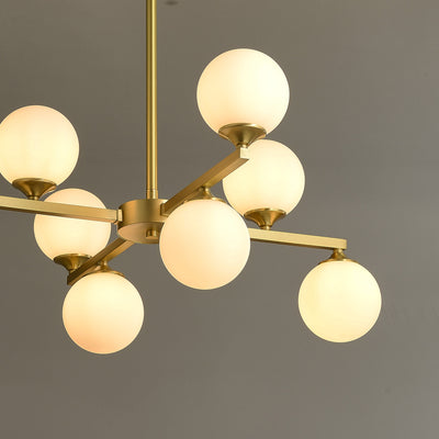 8-Lights Ball Chandelier