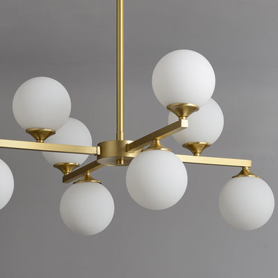 8-Lights Ball Chandelier