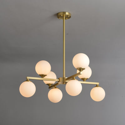 8-Lights Ball Chandelier