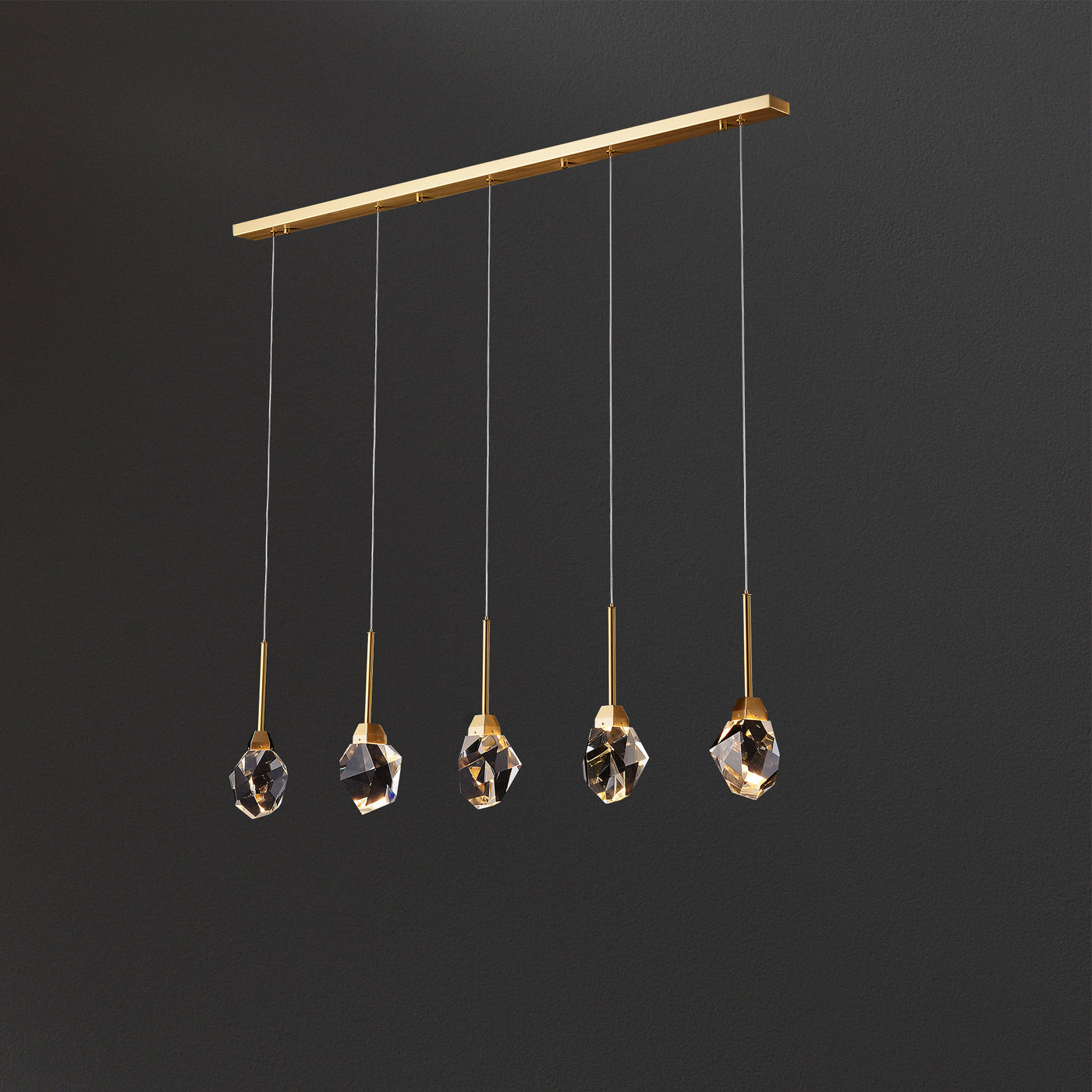 Rectangle Crystal Diamond Chandelier