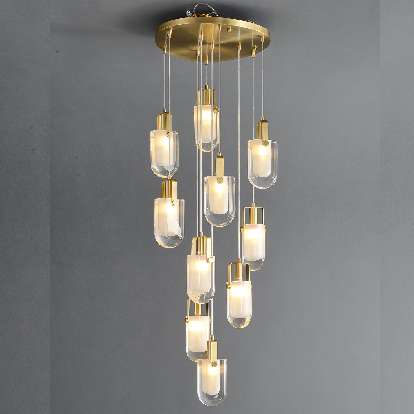 White Crystal Cloud Chandelier