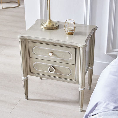 Solid wood bedside cabinet