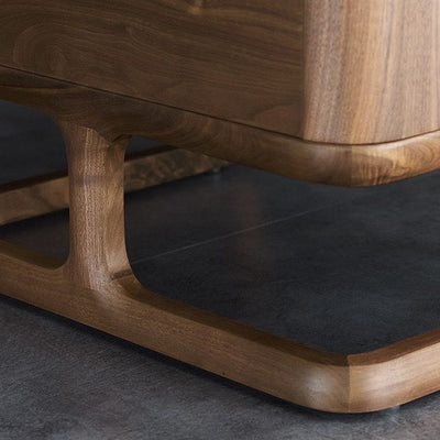 Solid wood bedside cabinet