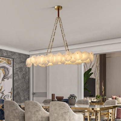 Marble Snowflake Chandelier