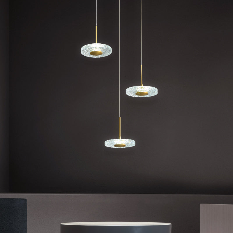 Creative disc chandelier