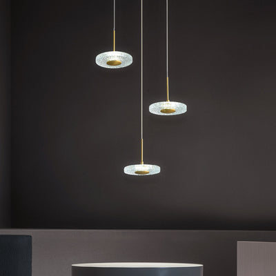 Creative disc chandelier