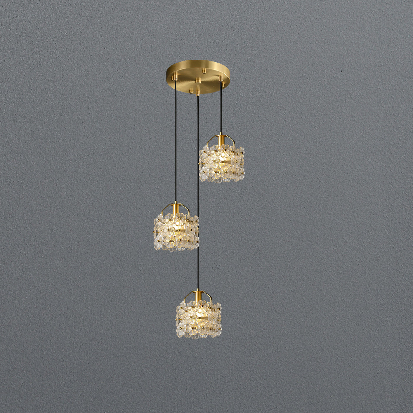 Prosperous blooming chandelier