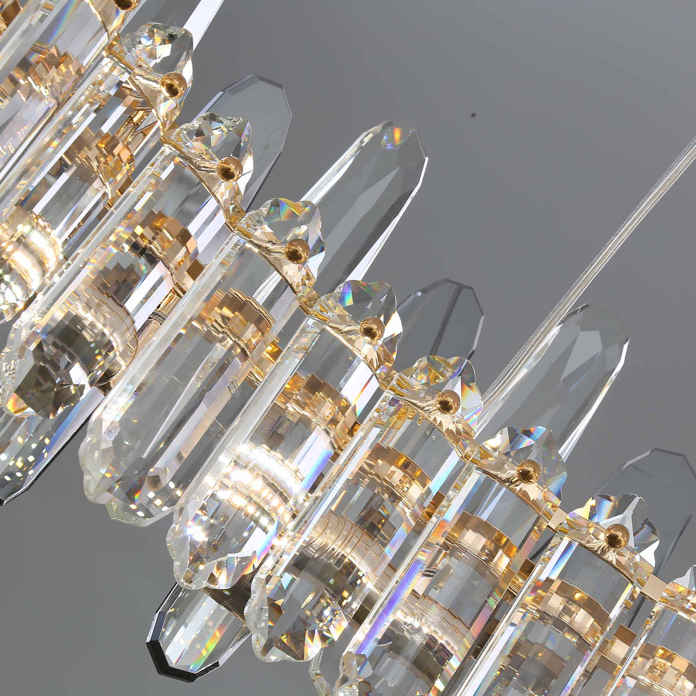 Handmade Glass Round Chandelier