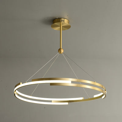 Creative simple ring chandelier