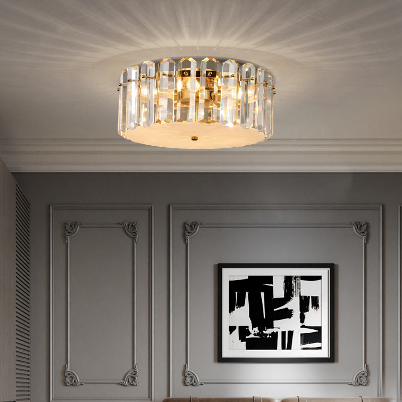Contemporary Round Crystal Chandelier