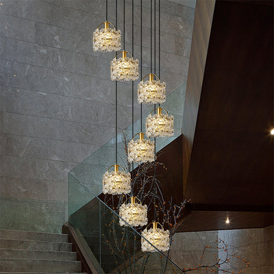 Prosperous blooming chandelier
