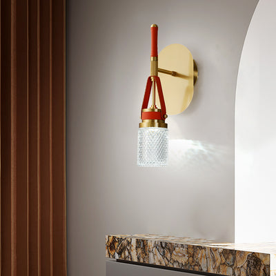 All copper creative wall sconce