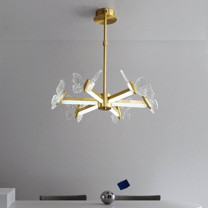 Multi butterfly chandelier