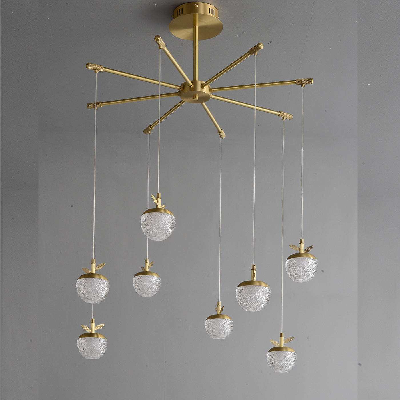 Modern creative apple chandelier