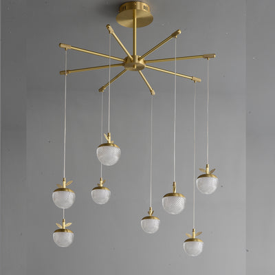 Modern creative apple chandelier