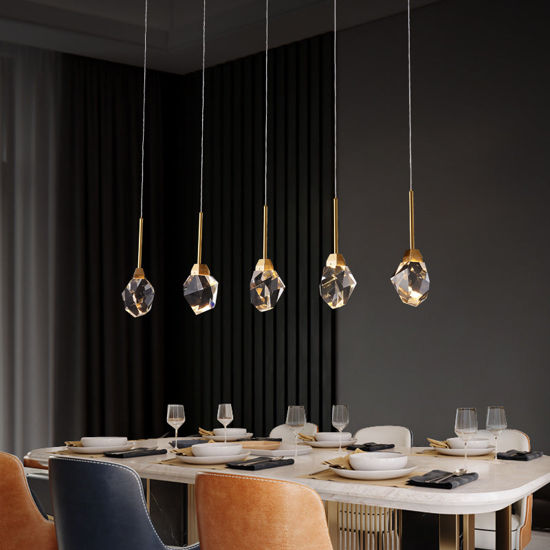 Rectangle Crystal Diamond Chandelier
