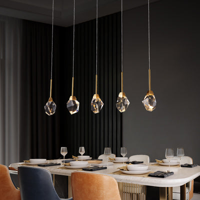 Rectangle Crystal Diamond Chandelier