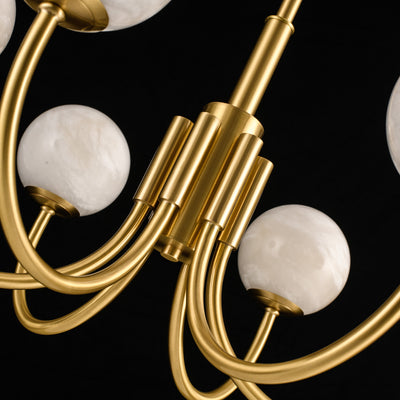 Modern marble chandelier