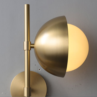 Two-way ball wall sconce