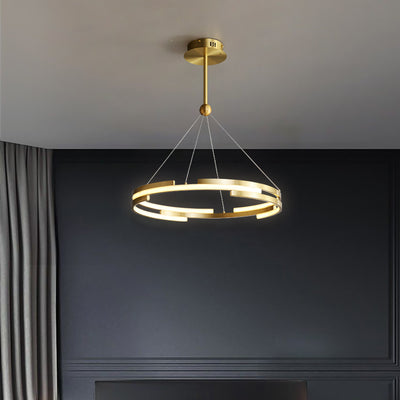 Creative simple ring chandelier