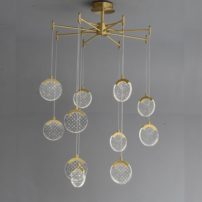 Fashion Modern Brass chandelier